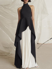 Two Piece Pleated Skirt And Top Set