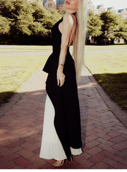 Two Piece Pleated Skirt And Top Set