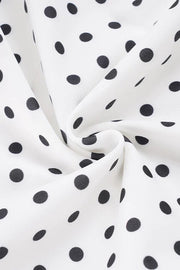 Polka Dot Cutout Open Back Cami Top