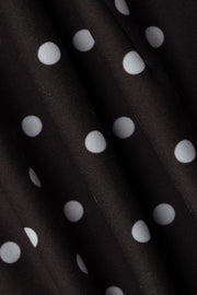 Elegant Polka Dot Tie Bodycon Mini Dress