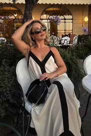 Loose V-Neck Spaghetti Strap Maxi Dress