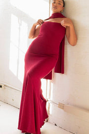 Fitted Solid Bodycon Dress