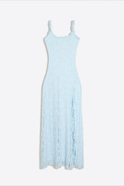 Elegant Lace Backless Maxi Dress