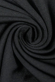 Solid Cutout One Shoulder Maxi Dress