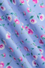 Fresh Floral Print Cami Maxi Dress