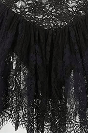 Eyelash Lace Spaghetti Strap Mini Dress