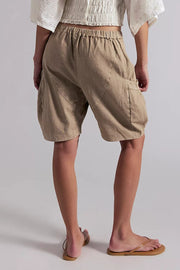 High Waist Utility Wide Leg Loose Fit Shorts