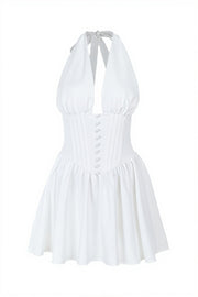 Elegant Halter Neck Slim Fit Bodycon Mini Dress