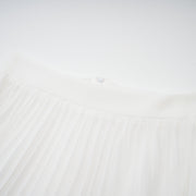 Inés halterneck layered long dress