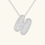 Bubble Initial Necklace