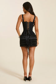 The Hourglass Corset Top in Black