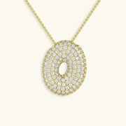 Bubble Initial Necklace