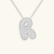 Bubble Initial Necklace