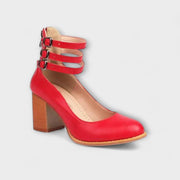 Pumps with Ankle Strap Design