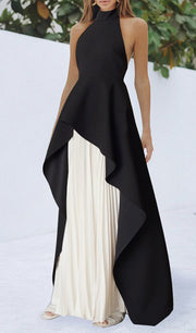 Two Piece Pleated Skirt And Top Set