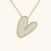 Bubble Initial Necklace
