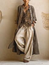 3-piece Natural Set™ - Premium blend of cotton and linen