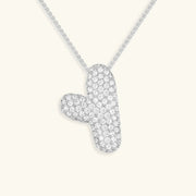 Bubble Initial Necklace