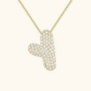 Bubble Initial Necklace