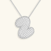 Bubble Initial Necklace