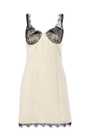 Elegant Lace V Neck Mini Dress