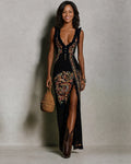 Avah | Bohemian Printed Maxi Dress