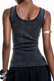 Eyelet Slim Sexy Street Style Tank Top