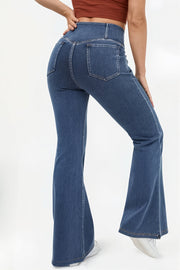 High Waist Stretchy Flare Jeans