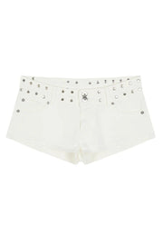 Y2K Hot Star Print Denim Shorts