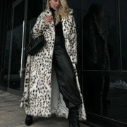 Lace-Up Grey Woolen High Collar Overcoat